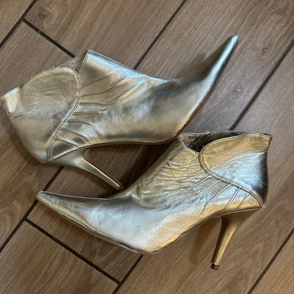 BCBG Shoes - Gold Booties